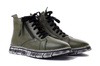 MANITU 990357-07 olive, trzewiki damskie