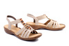 RIEKER 60851-62 beige, sandały damskie
